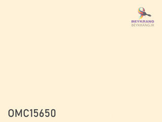 رنگ روغنی کرمی روشن براق ترکیبی 1 کیلویی کد OMC15650
